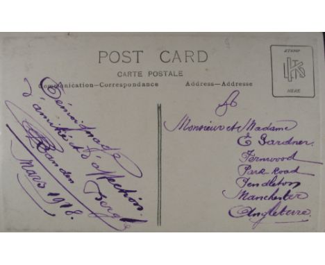 *Berghe (Lieutenant Paul Louis van den, 1st Infantry Regiment of the Belgian Army, born 1872). A group of 22 mostly pen and i