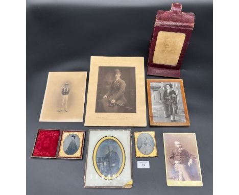 A Collection of antique family photos of the Hamilton Family of Lowood House- Melrose. 