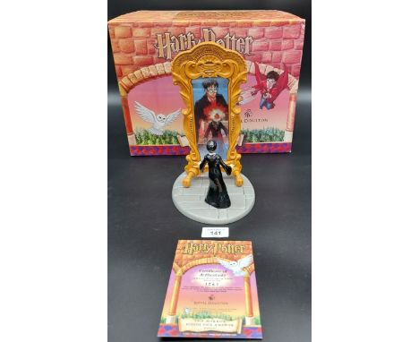 Royal Doulton Harry Potter figure titled 'The mirror holds the answer' Limited edition 1267/5000. Comes with certificate and 