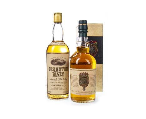 DEANSTON 17 YEARS OLD Single Malt Scotch Whisky 70cl, 40% volume, in carton. DEANSTON MALT Single Malt Scotch Whisky 75.7cl, 