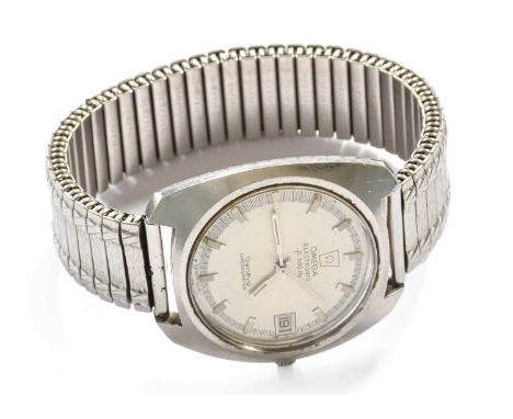 An Omega Electronic Geneve Chronometer Wristwatch