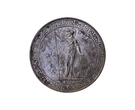GREAT BRITAIN BRITISH TRADE DOLLAR 1895 B
1895 B, obverse with Britannia holding trident, reverse with Chinese characters and