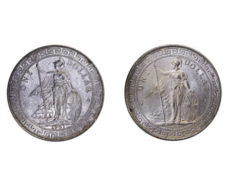 GREAT BRITAIN BRITISH TRADE DOLLAR 1901 B (2)
1901 B, obverse with Britannia holding trident, reverse with Chinese characters