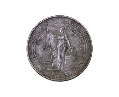GREAT BRITAIN BRITISH TRADE DOLLAR 1904/00 B
1904/00 B, obverse with Britannia holding trident, reverse with Chinese characte
