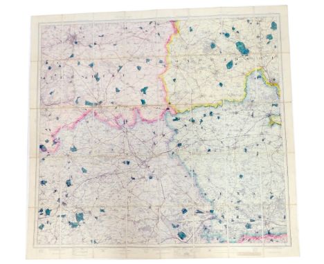 A late 19thC Ordnance Survey map for Highnorth Being Centre 20 Miles Round, Moreton in the Marsh and Chipping Norton, dated 1