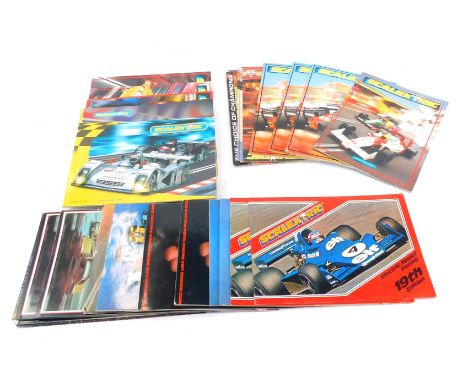 Various Scalextric magazines, predominantly from the late 1990s and early 2000s.