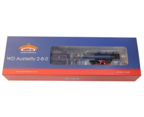 A Bachmann Branchline OO gauge WD Austerity Class 79250 locomotive and tender, Major General McMullen, in LNER blue, 32-250A,