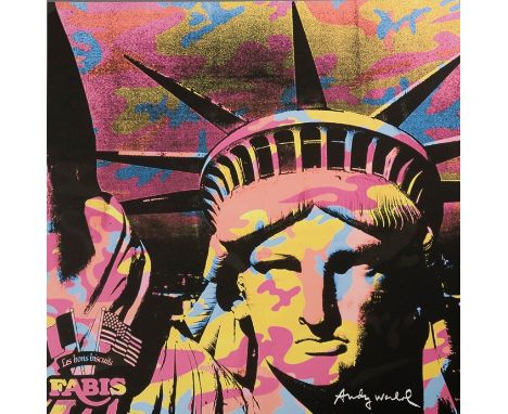 Warhol, Andy (1928 Pittsburgh - 1987 New York, nach) - "Statue of Liberty", Granolithographie auf festem Papier, unten rechts