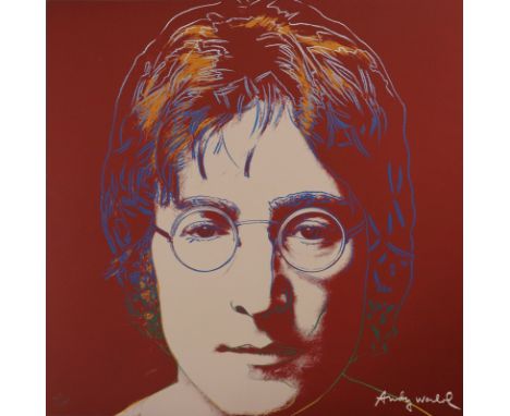 Warhol, Andy (1928 Pittsburgh - 1987 New York, nach) - "John Lennon", Granolithographie auf festem Papier, unten rechts im Dr