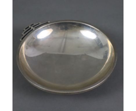 Art Déco-Silberschälchen - Dänemark, Silber 826/000, 1938, außen eingraviert spätere Widmung in dänischer Sprache „Tak for go