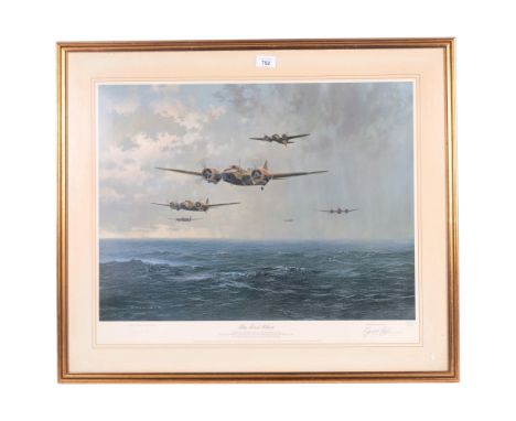 Gerald Coulson G.A.V.A, 2 limited edition coloured prints, to include Night Of The Hunter, no. 677, and The First Blow, no. 6