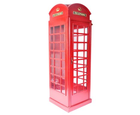 A fantastic contemporary replica of the iconic British Red Telephone Box.&nbsp; Incredibly well made replica from fibreglass,