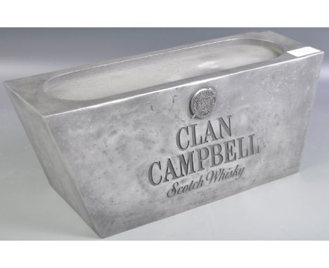 Clan Campbell - A contemporary cast resin shop display / bar advertising plinth stand for Clan Campbell's Scotch Whisky. The 