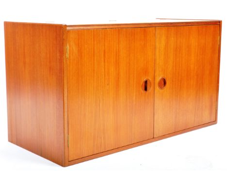 Hansen &amp; Guldborg - HG Furniture - A good retro vintage 20th Century Danish Scandinavian teak wood modular wall hanging m