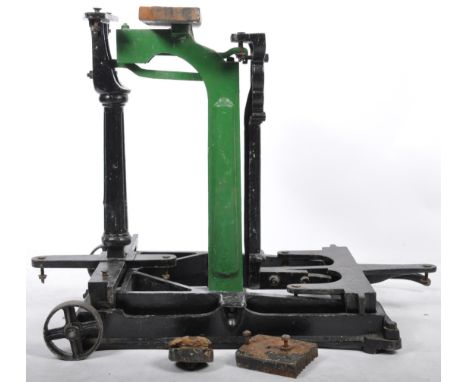 A large and impressive set of antique Victorian 19th Century English Bristol Port customs and excise official weighing and me