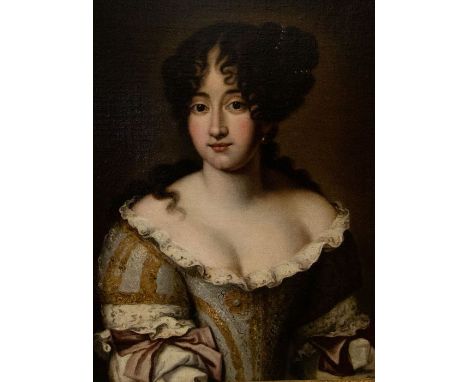 Circle of Jakob Ferdinand Voet (Antwerp 1639-1689)Portrait of a young lady.oil on canvas, 82cm x 66.5cm.Provenance: Barton Ha