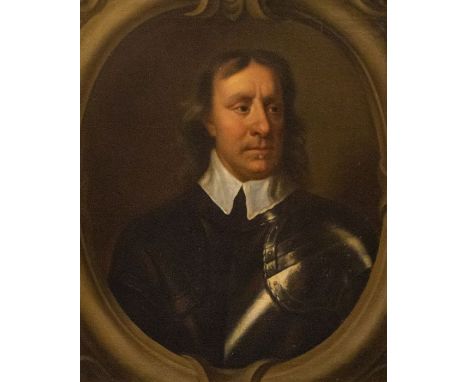 After Samuel Cooper (1609-1672)Portrait of Oliver Cromwell in a feigned ovaloil on canvas, 71 x 59cm, indistinct labels verso