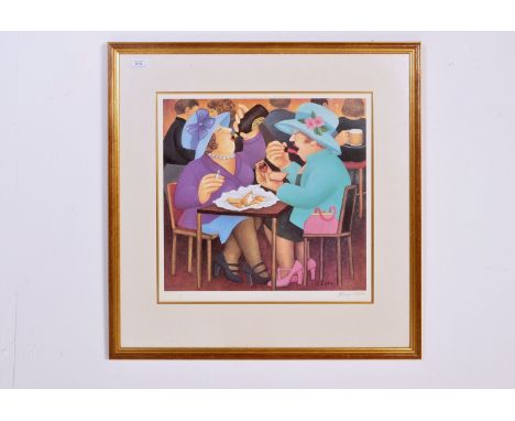 Beryl Cook ( British 20th Century ) - Alexander Gallery Publications Ltd - A good limited edition signed print entitled ' Lad