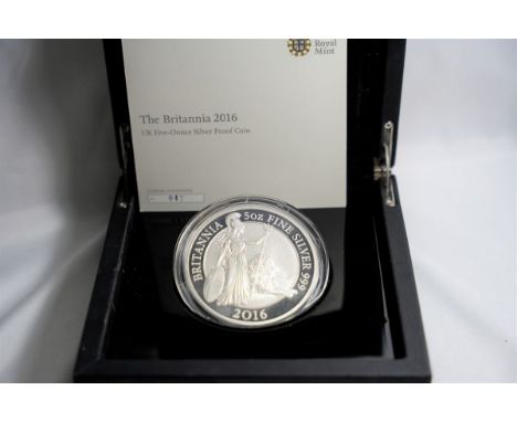 UNITED KINGDOM. Elizabeth II, 1952-2022. Silver 10 pounds, 2016. Royal Mint. Proof. Suzie Zamit's second design of Britannia 