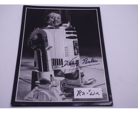 AUTOGRAPH: A signed KENNY BAKER (R2D2) publicity brochure - this item has been independently authenticated and will be suppli