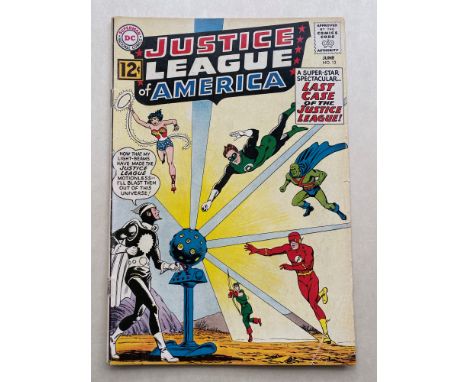 JUSTICE LEAGUE OF AMERICA #12 - (1962 - DC) VG+/FN (Cents Copy) - Origin and first appearance of Dr. Light - Murphy Anderson 