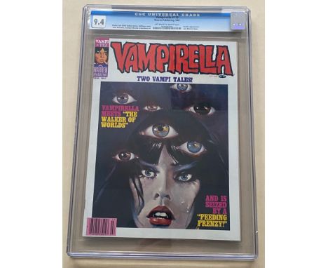 VAMPIRELLA #112 (1983 - WARREN) Graded CGC 9.4 (Cents Copy) - Jose Gonzalez, Esteban Maroto &amp; Auraleon interior art with 