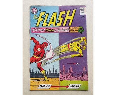 FLASH #153 (1965 - DC) VG (Cents Copy) - Professor Zoom and Mr. Element appear - Carmine Infantino cover and art - Very Good 