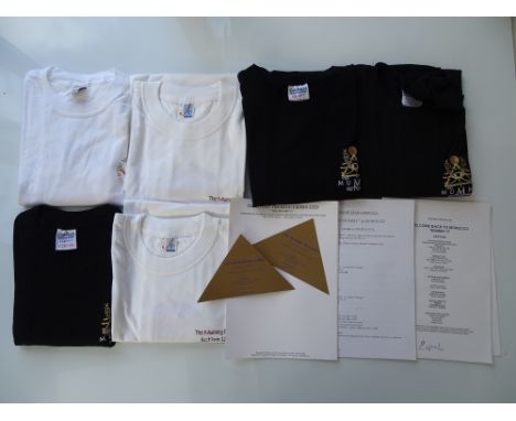 THE MUMMY RETURNS (2001) - (BRENDAN FRASER / RACHEL WEISZ / JOHN HANNAH) - 6 x t-shirts mostly L/XL, 2 x end of picture party