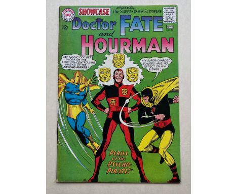 SHOWCASE #56 - DOCTOR FATE &amp; HOURMAN - (1965 - DC) FN/VFN (Cents Copy) - First Silver Age appearance of Psycho-Pirate wit