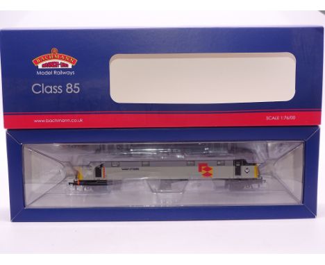OO Gauge: A BACHMANN 31-676K Class 85 Electric Locomotive 'Doncaster Plant 150' - RfD Triple Grey livery- limited edition for