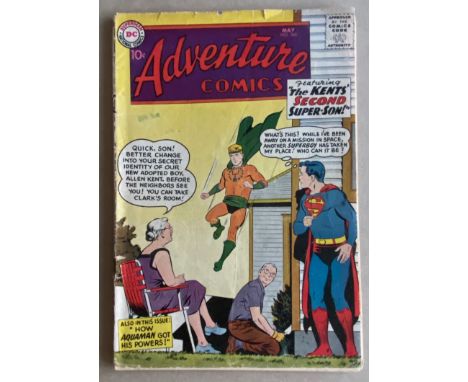 ADVENTURE COMICS #260 - (1959 - DC - Cents Copy - GD) The first Silver Age origin of Aquaman - Superboy cover by Curt Swan wi