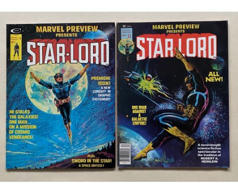 MARVEL PREVIEW: STAR-LORD #4, 11 (2 in Lot) - (1968 - MARVEL - Cents Copy) - FN+/VFN - Run includes Origin and first appearan