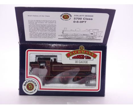 OO Gauge: A BACHMANN ex-GWR Class 57xx Pannier Tank Steam locomotive numbered L97 - London Transport Livery - split from trai