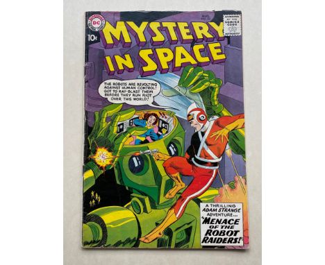 MYSTERY IN SPACE #53 (ADAM STRANGE) - (1959 - DC - Cents Copy - GD/VG) - First issue for Adam Strange as main feature &amp; o