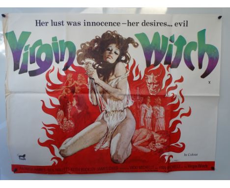 VIRGIN WITCH (1972)- Sybil has lured Christine to the castle for more than modelling: she is recruiting a virgin for inductio