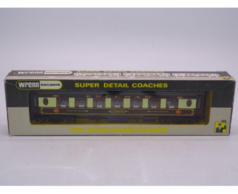 OO Gauge: A WRENN W6012C Golden Arrow Pullman Car 'Cygnus' - VG in G/VG box