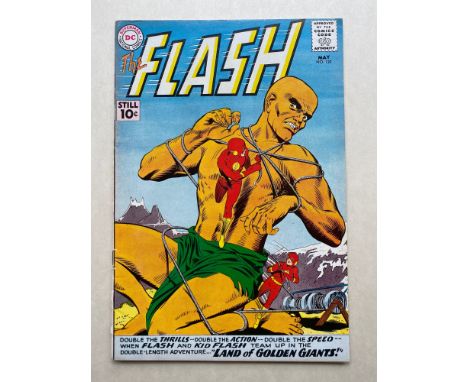 FLASH #120 (1961 - DC) FN+/VFN (Cents Copy) - Barry and Iris go with Dr. Manners on a scientific expedition to South America;