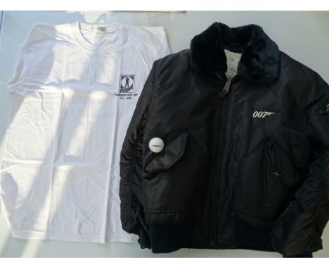JAMES BOND: TOMORROW NEVER DIES 2nd Unit L, golf ball and jacket (worn - ladies size m) - PROVENANCE: This item has come to u