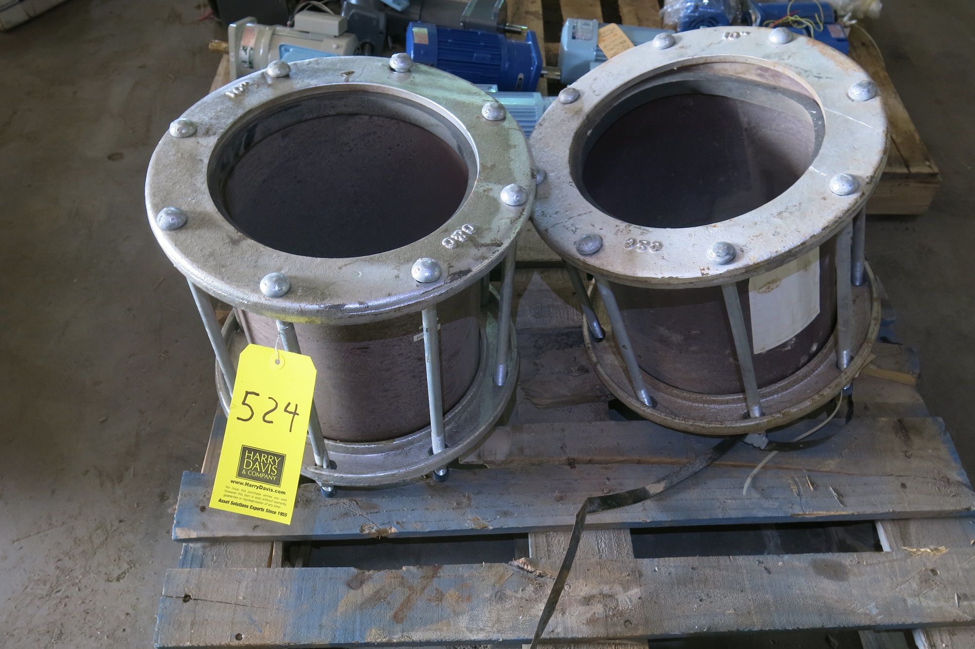 (2) 10" Plumbing Unions Subject to confirmation.