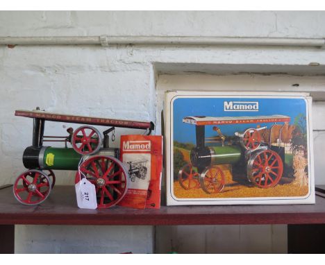 Mamod T.E.1a Spirit-fired Steam Tractor with leaflet in original box 