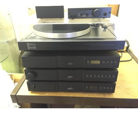 Linn and Naim audio equipment.  To include Linn Axis turntable with Akito arm and seperate Naim pre amp, Naim CD player, Naim