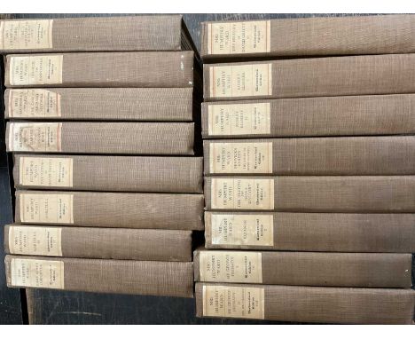Ward [Mary Augusta] The Writings of Mrs Humphrey Ward, 1911-2, 16 vols., Westmoreland edition numbered 24 from an edition of 