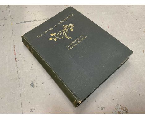 Vicar of Wakefield, illustrated by Arthur Rackham, 1929 first edition, tooled cloth binding, plates all present 