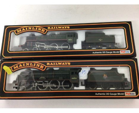 Railway 00 gauge mainline locomotives 37-053, 37-057, 37-055, Lima 5101M, Airfix Tank 54153 plus one other all boxed (6)