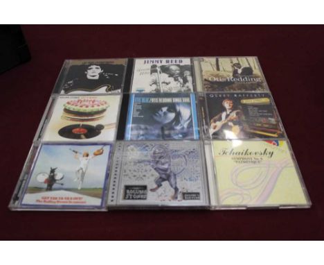 Three boxes of CD's totalling around 250, including Pink Floyd, Tom Petty, Carl Perkins, Art Pepper, Rolling Stones, Lou Reed