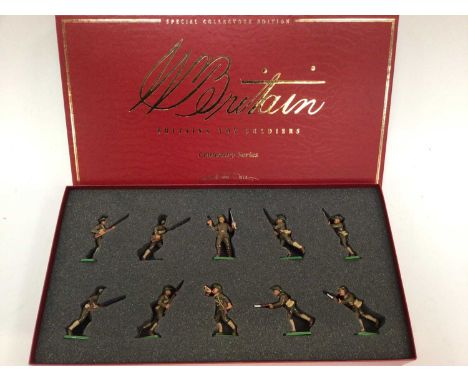Britains boxed sets including The Vueroys Bodyguard 40180, City Imperial Volunteers 00261, North Gate Diorama, World War II B