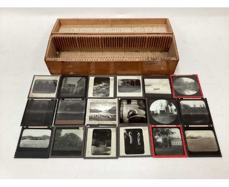 Collection of magic lantern slides and negatives