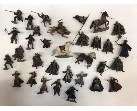 Selection of Lord of the Rings plastic figures