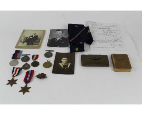 First World War and later Naval medal group comprising War and Victory medals named to K. 29645 A. Bennett. STO. 1 R.N., 1939