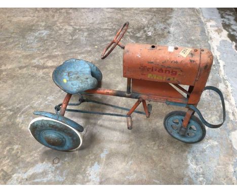 1950's children's Tri-ang Major pedal tractor